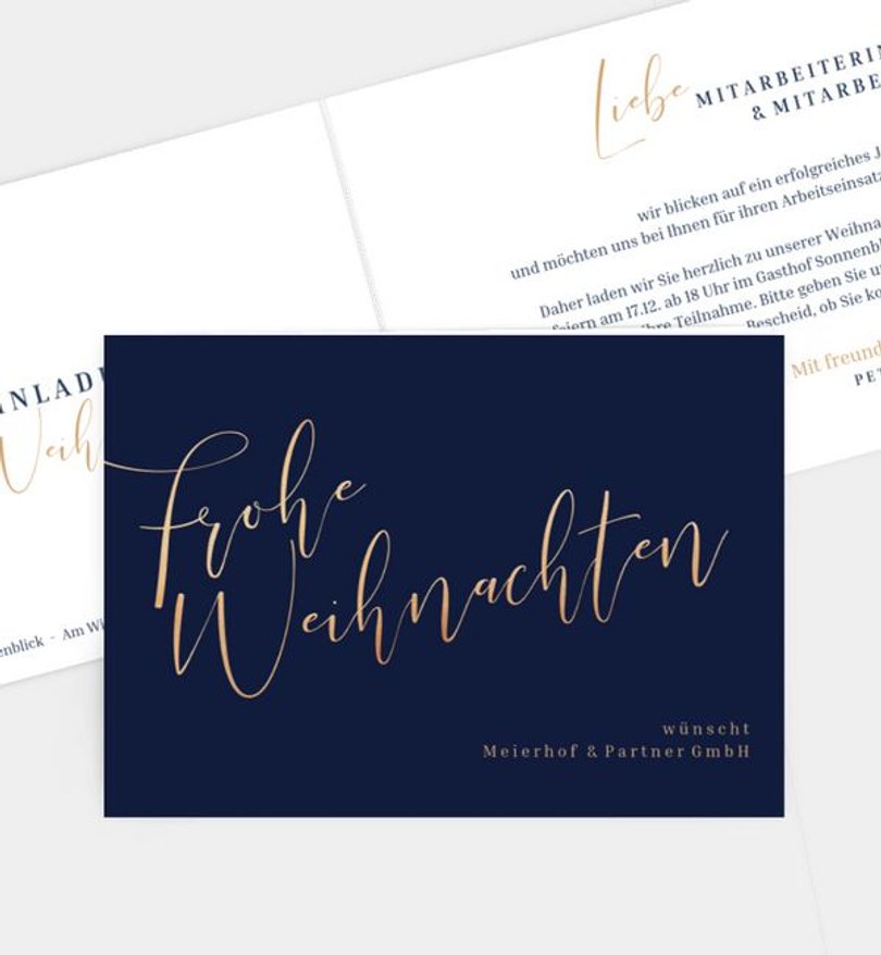Weihnachtsfeier Weihnachtsfeier Feine Worte