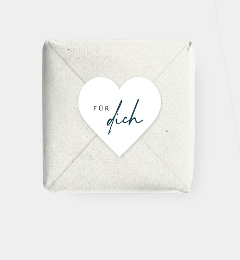 Geschenkaufkleber Weihnachten Eleganter Gruß