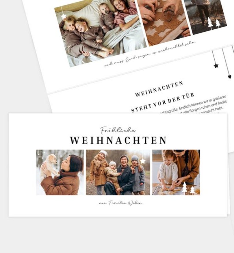 Weihnachtskarte Weihnachten/Privat Familienpost