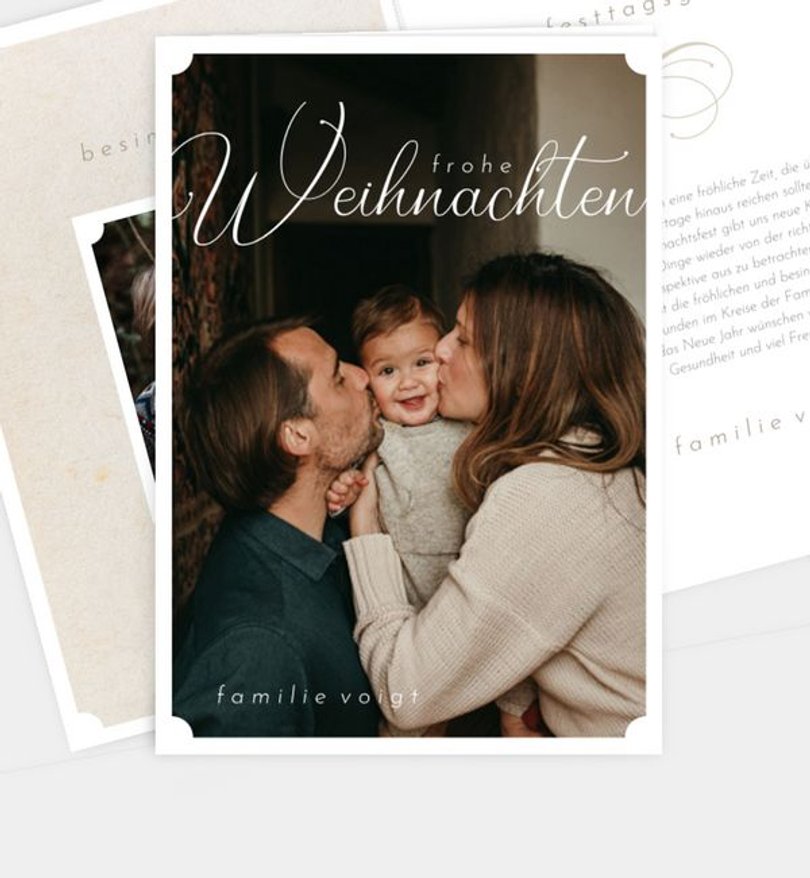 Weihnachtskarte Weihnachten/Privat Royal Vibes