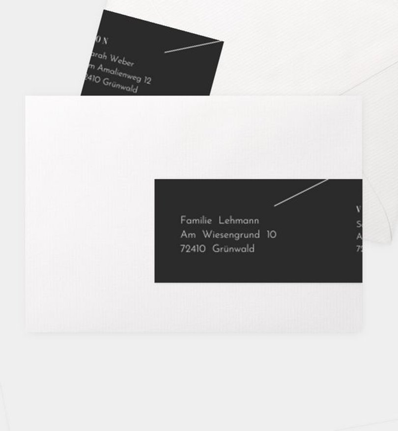 Adressaufkleber Weihnachten Modern Typo
