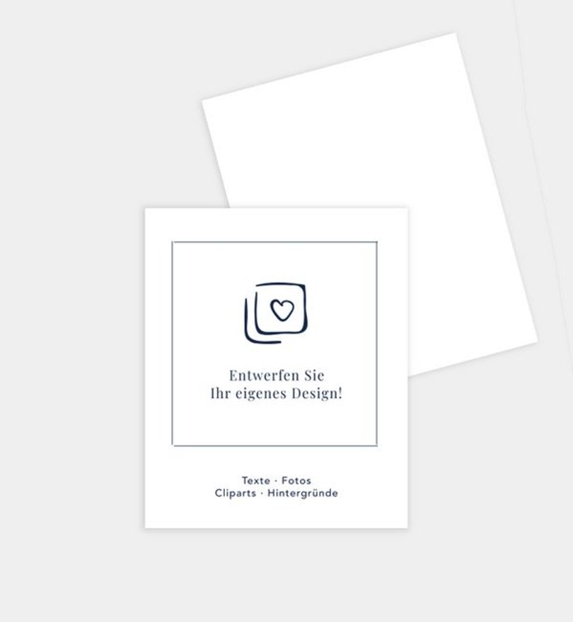 Save-The-Date Karte Ostern Blanko Design