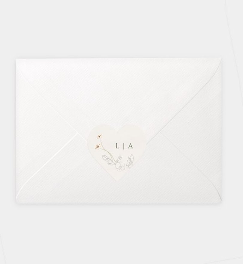 Siegelsticker Hochzeit Our Fairy Tale