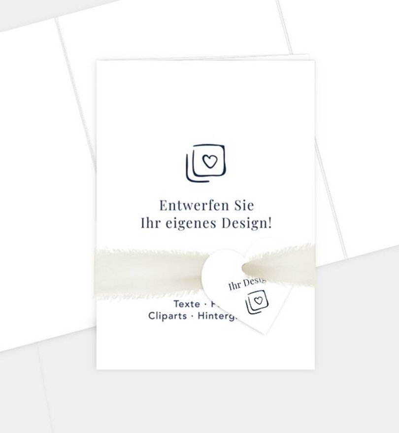 Einladungskarte Vatertag Blanko Design