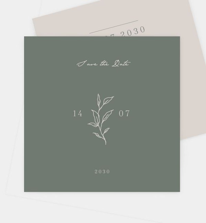 Save-The-Date Karte Hochzeit Perfect Day