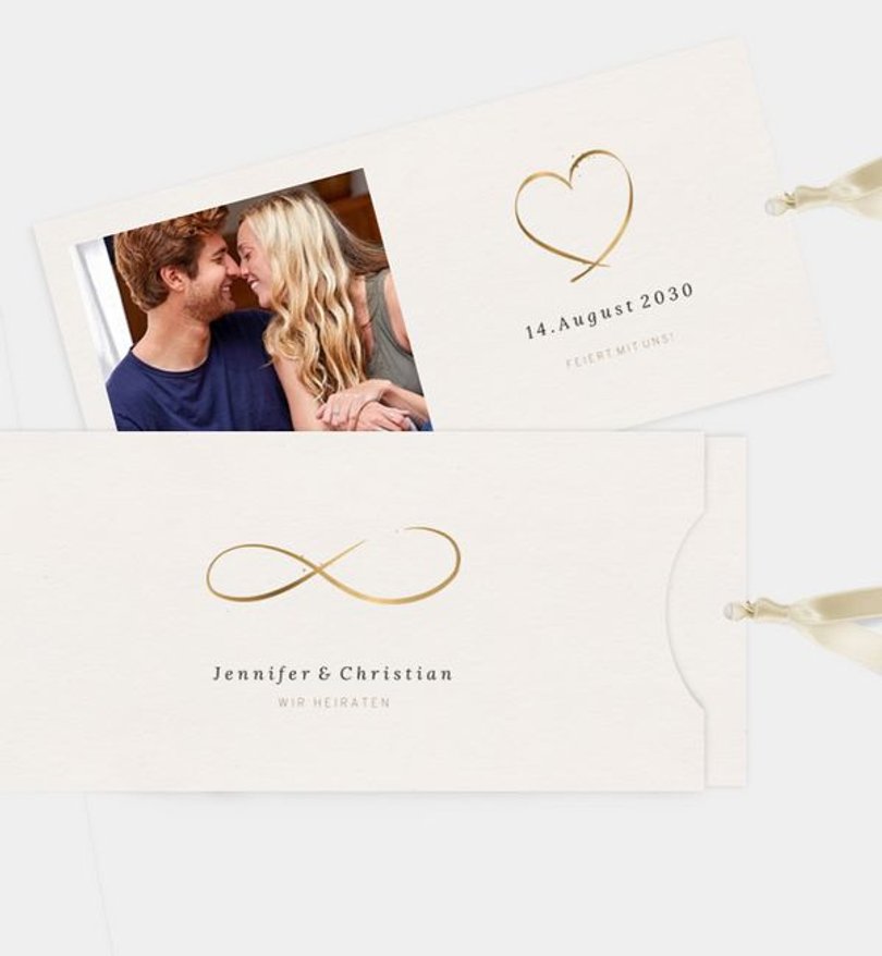 Einladungskarte Hochzeit Liebeswerte