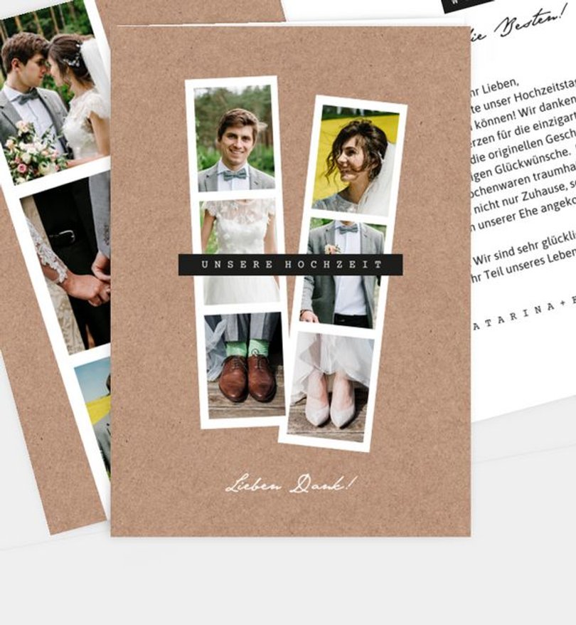 Dankeskarte Hochzeit This is us