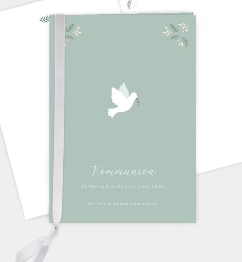 Kirchenheft Kommunion Flying Bird