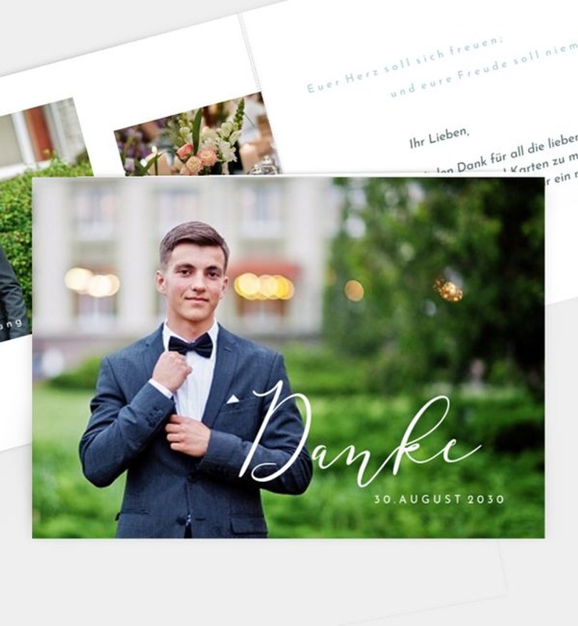 Dankeskarte Firmung Mein großer Tag