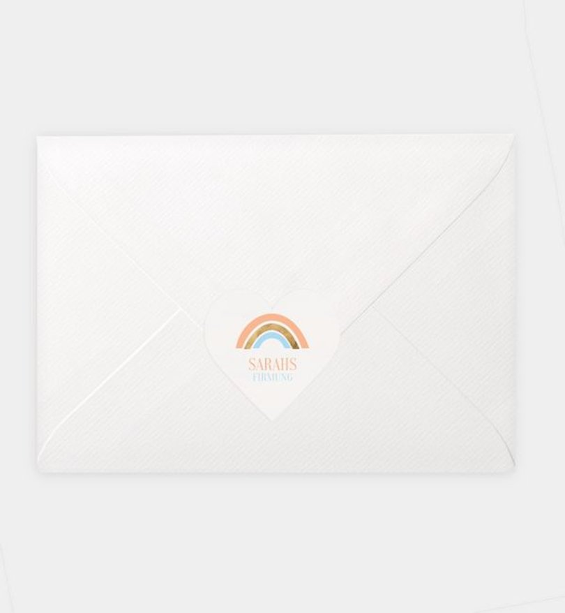 Siegelsticker Firmung Regenbogen
