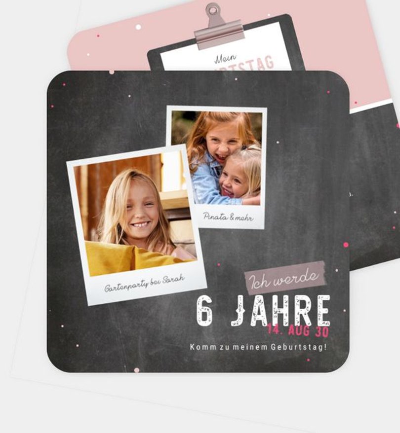 Einladungskarte Kindergeburtstag Meine neue Welt