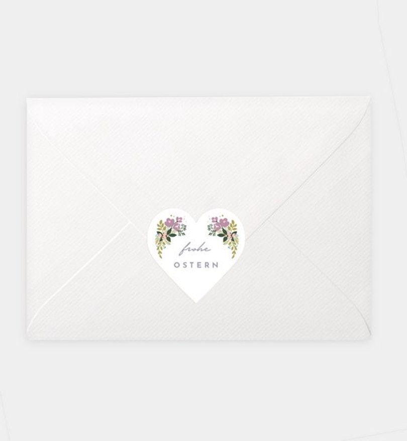 Siegelsticker Ostern Floral Egg
