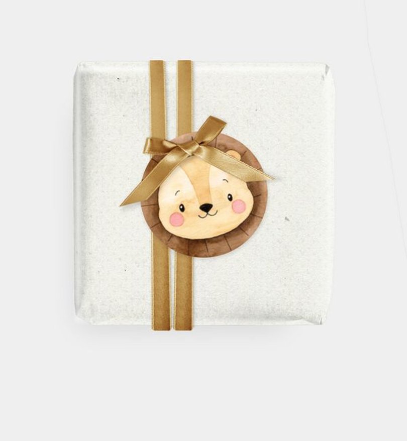 Geschenkanhänger Kindergeburtstag Little Lion