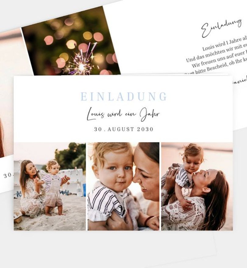 Einladungskarte Kindergeburtstag Our Moment