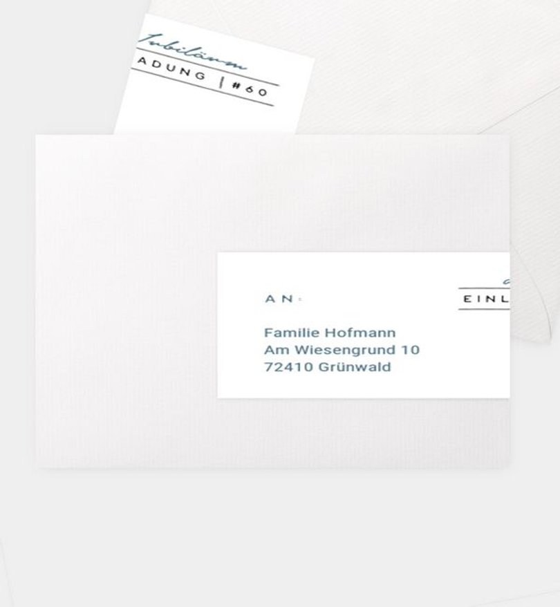 Adressaufkleber Geburtstag Zeitung