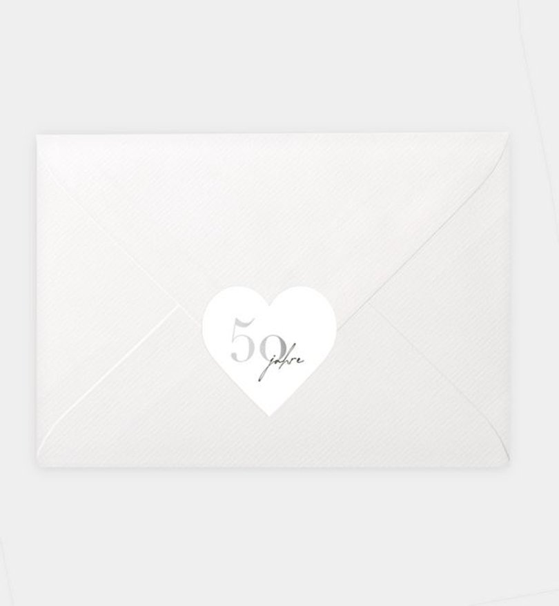 Siegelsticker Geburtstag Minimal Modern