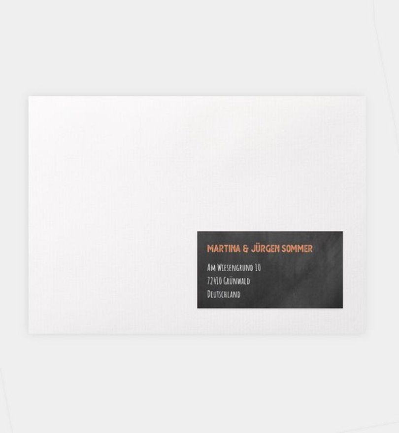 Empfängeraufkleber Geburtstag Bildertafel