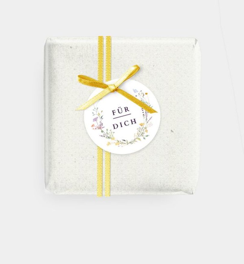 Geschenkanhänger Geburtstag Blütengarten