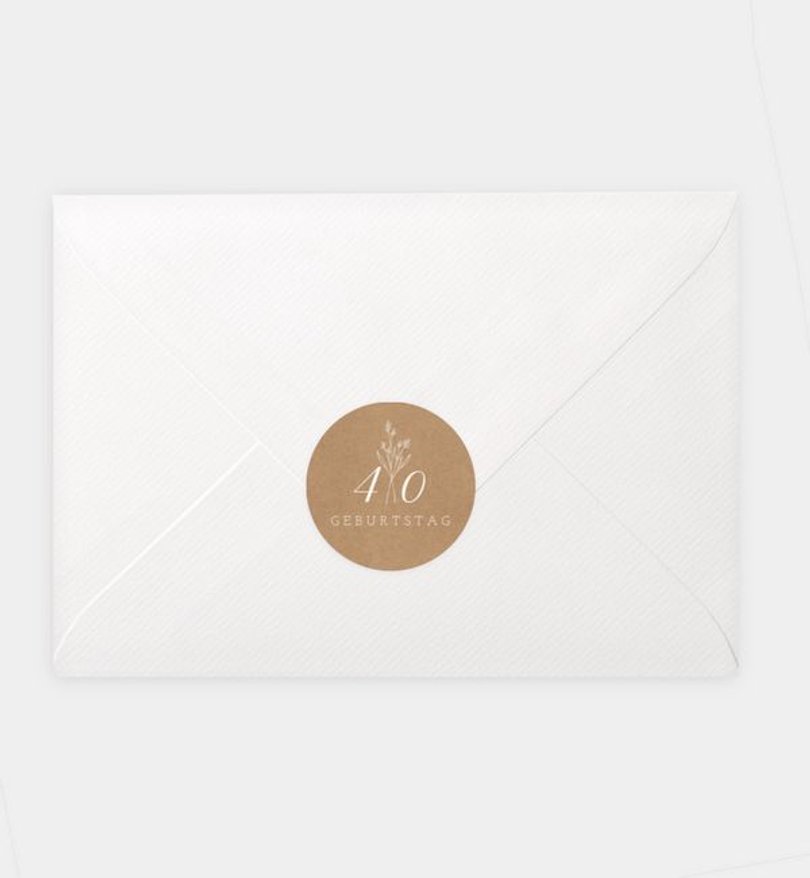 Siegelsticker Geburtstag Celebrate Forever- Crafty