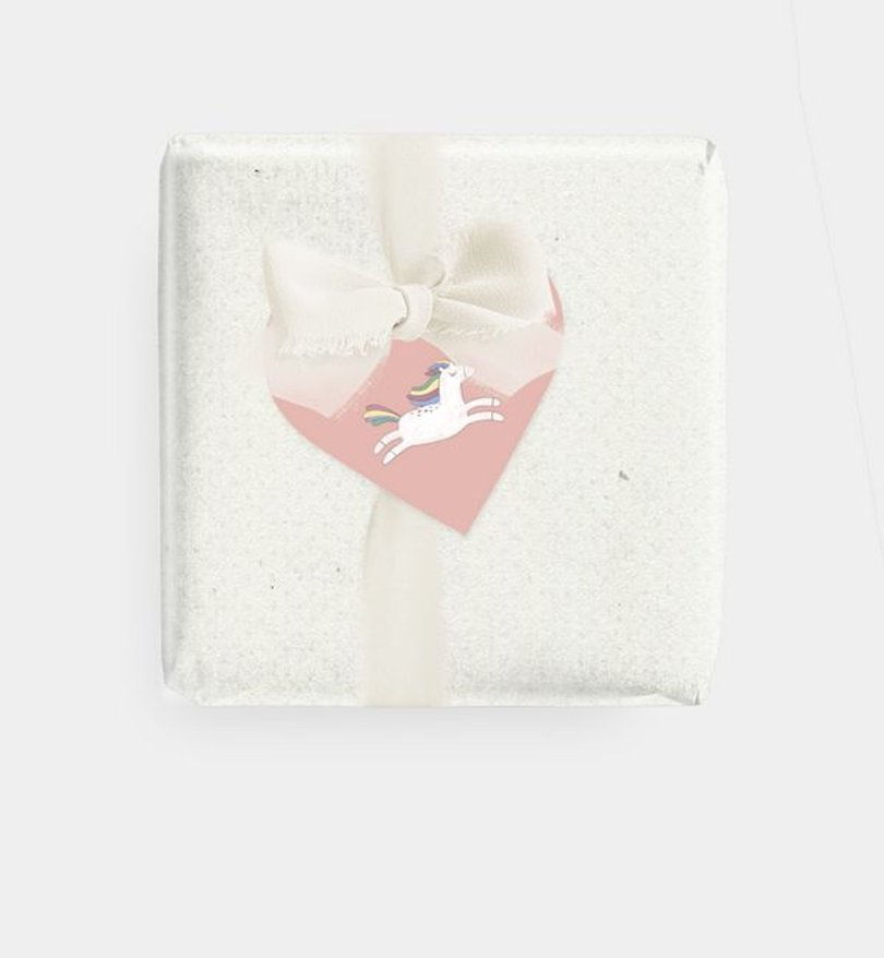 Geschenkanhänger Kindergeburtstag Unicorn