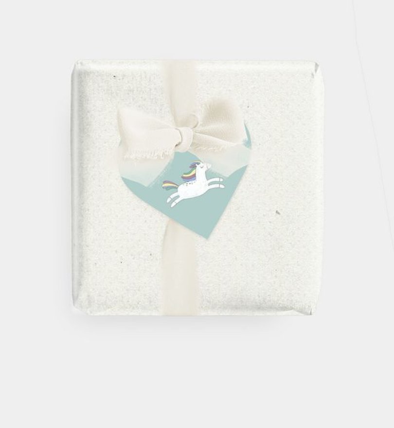 Geschenkanhänger Kindergeburtstag Unicorn