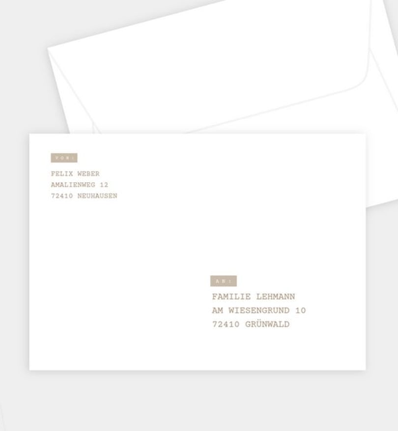 Briefumschlag Kommunion My Day · Crafty