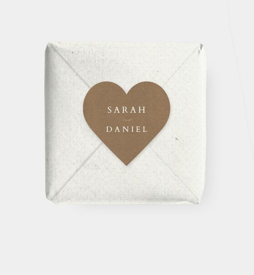 Geschenkaufkleber Hochzeit Vintage Lace