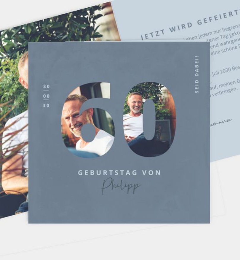 Einladungskarte Geburtstag Aussichten