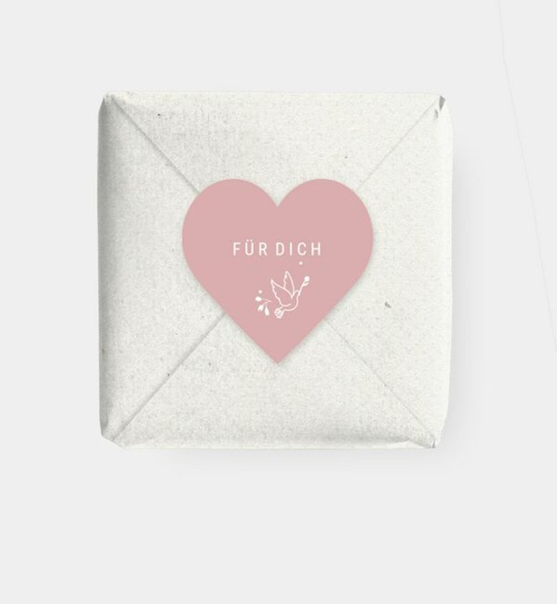 Geschenkaufkleber Taufe Mein Festkranz