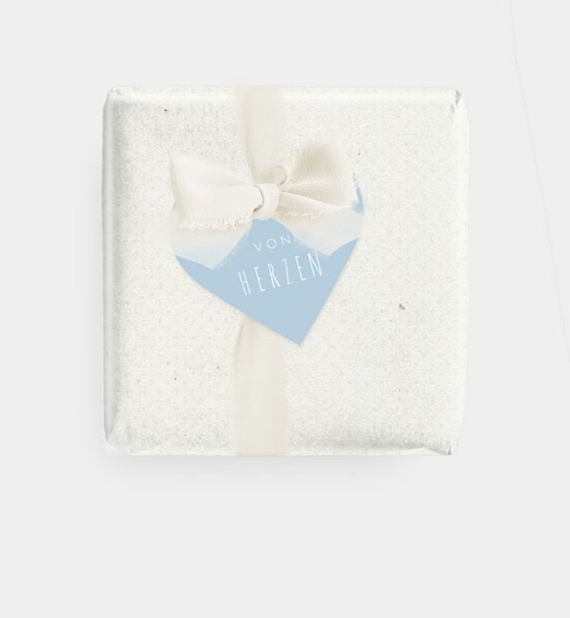 Geschenkanhänger Taufe Fischschwarm