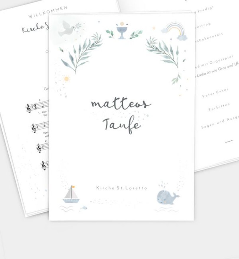 Kirchenheft Taufe Mein Tauferlebnis