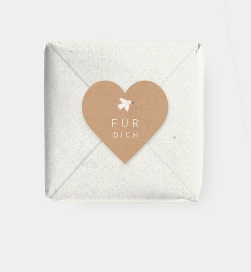Geschenkaufkleber Geburt Vogelgesang
