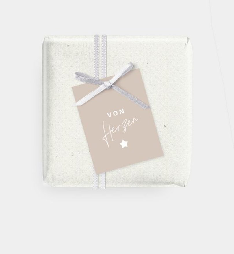 Geschenkanhänger Geburt Von Herzen