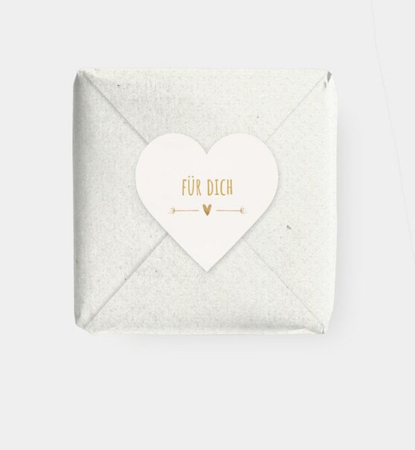 Geschenkaufkleber Geburt Vintage Love · Crafty