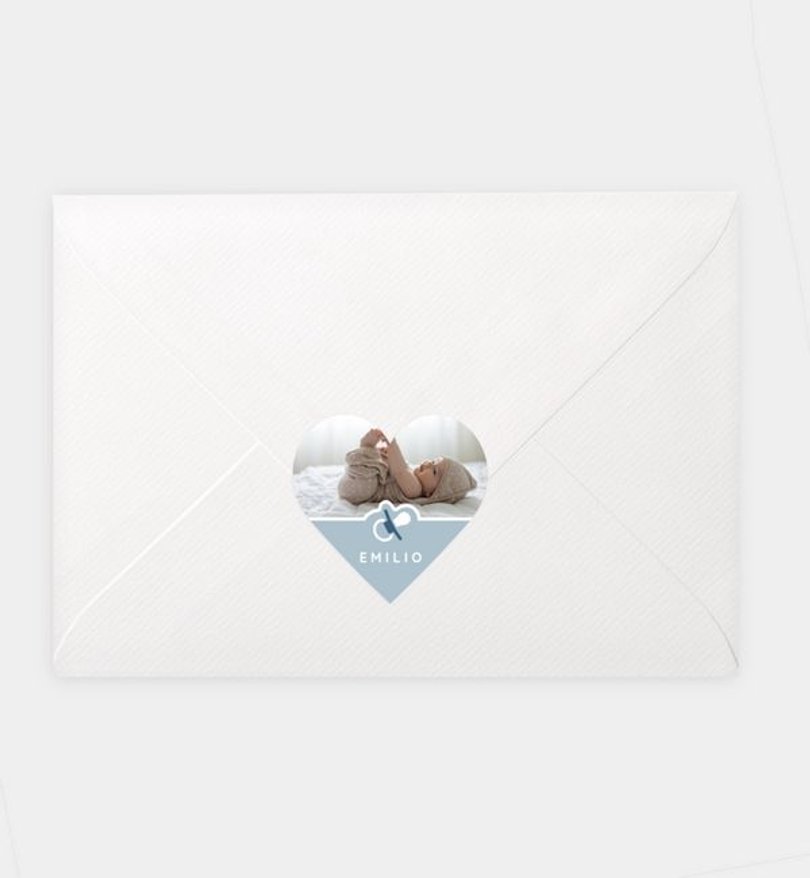 Siegelsticker Geburt Baby Collage