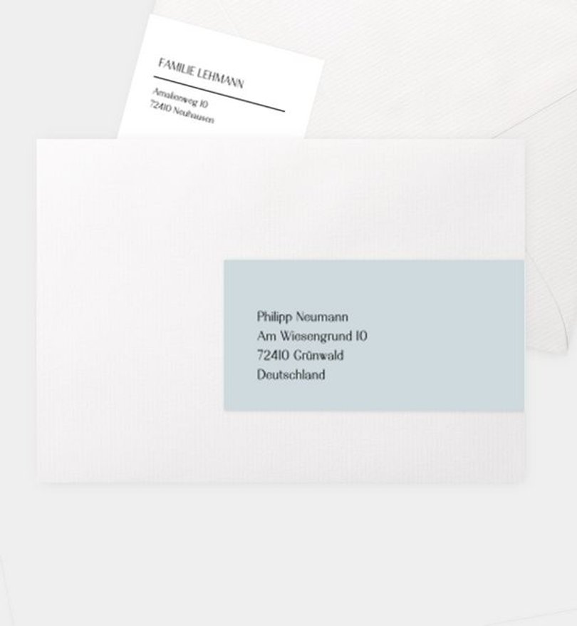 Adressaufkleber Geburt Simple Magic