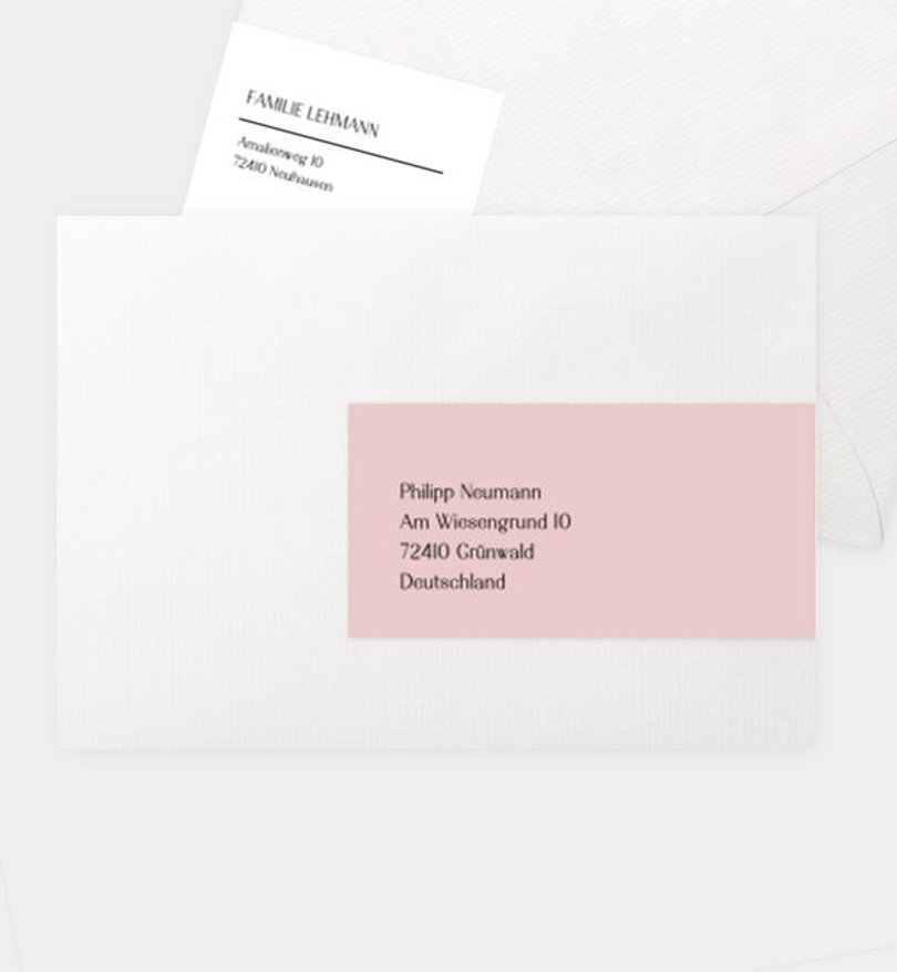 Adressaufkleber Geburt Simple Magic