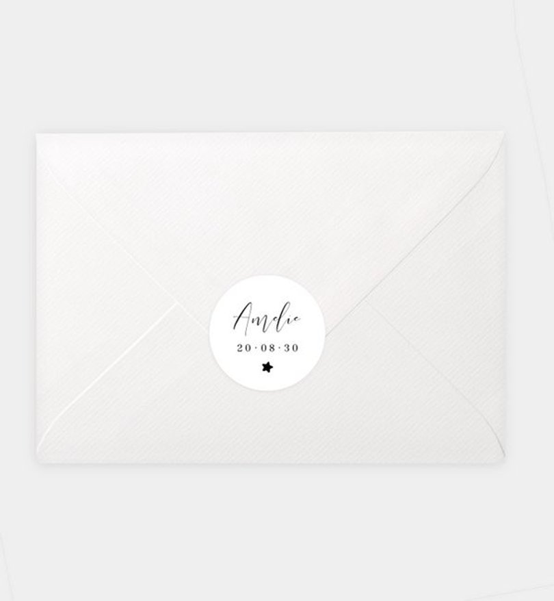 Siegelsticker Geburt Endless Love