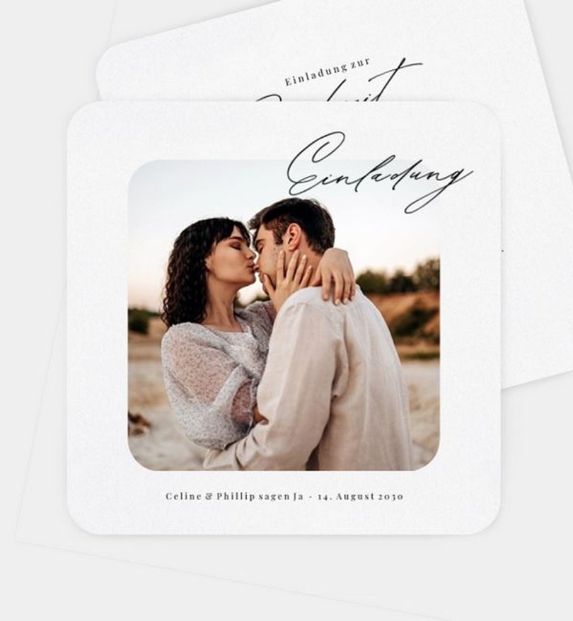 Einladungskarte Hochzeit Freedom