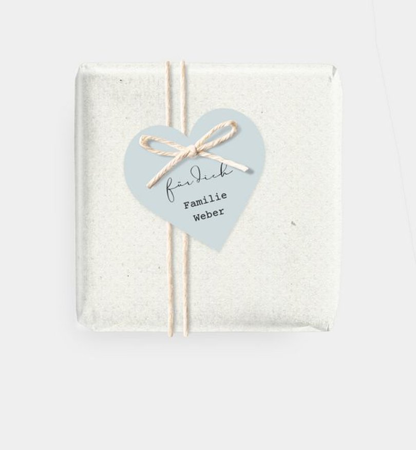 Geschenkanhänger Geburt Schwung