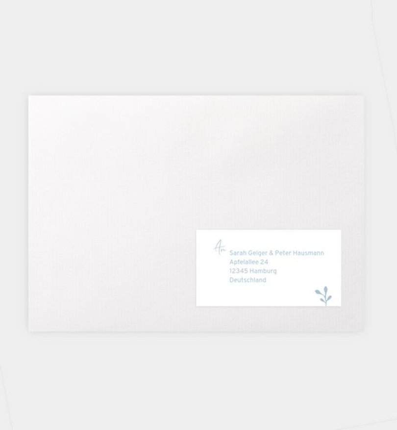 Empfängeraufkleber Geburt Craftpaperbutton