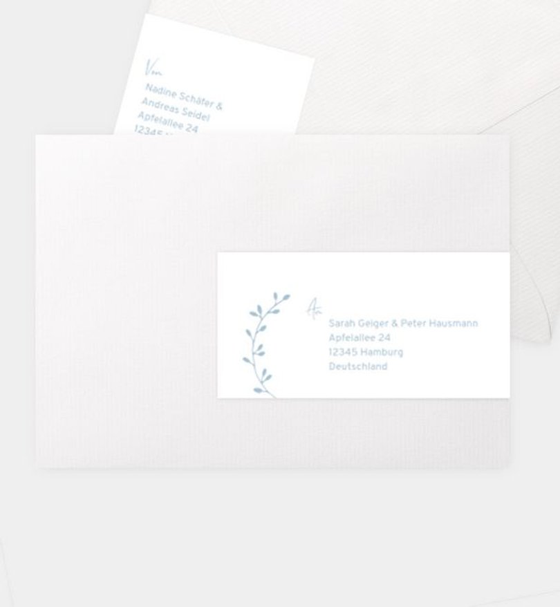 Adressaufkleber Geburt Craftpaperbutton