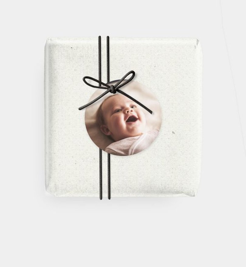 Geschenkanhänger Geburt Schwunghaft