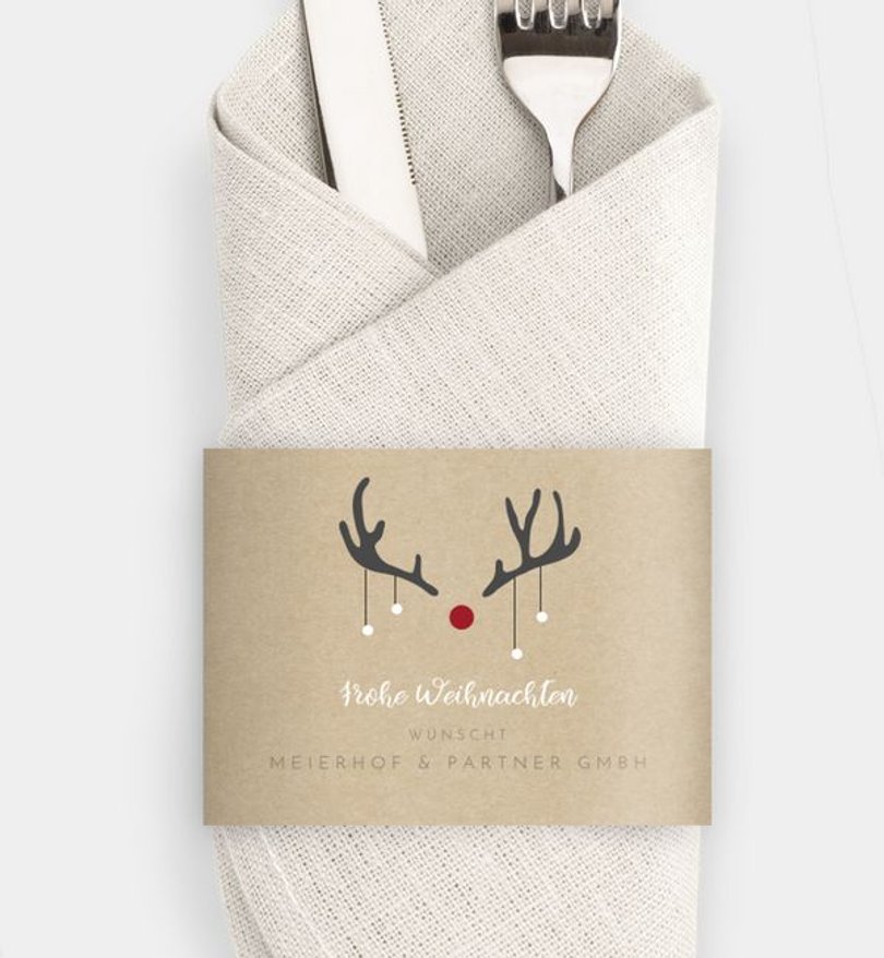 Besteck Servietten-Zubehör Geschäftlich Rudolf