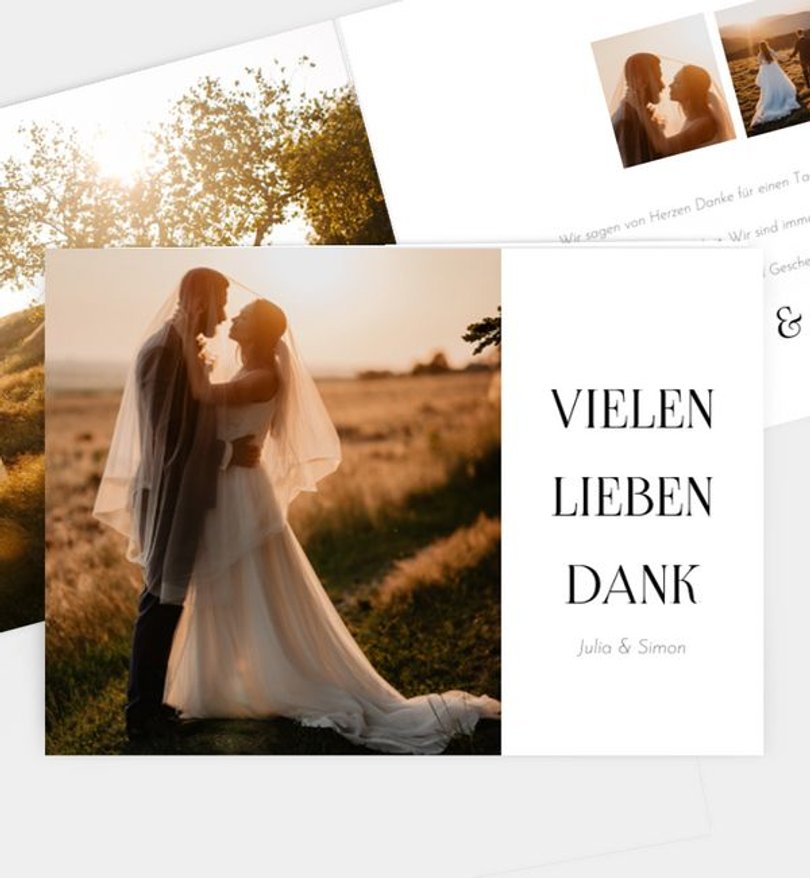 Dankeskarte Hochzeit Stay Classy