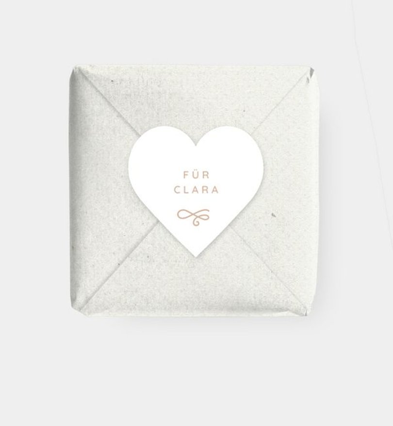 Geschenkaufkleber Weihnachten Crafty Heart