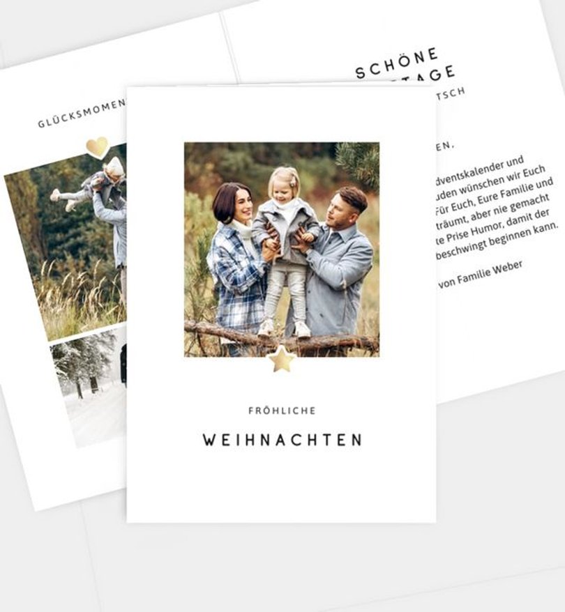 Weihnachtskarte Weihnachten/Privat Decent Moment