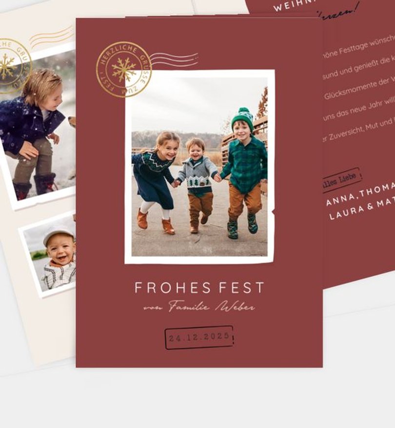 Weihnachtskarte Weihnachten/Privat New Journey