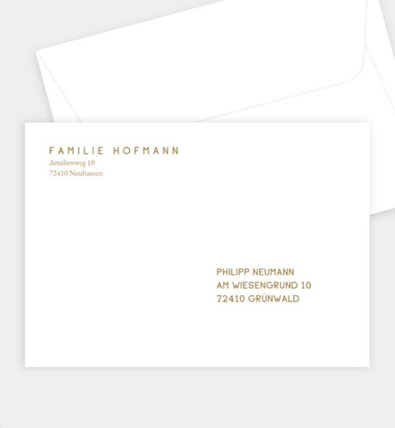 Briefumschlag Weihnachten Festliches Ornament