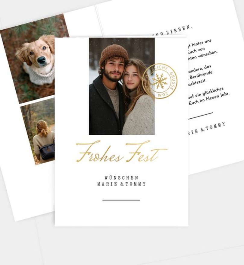 Weihnachtskarte Weihnachten/Privat Weihnachtsbrief